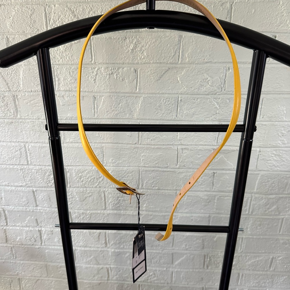 Tommy Hilfiger Yellow Belt with Gold Buckle
